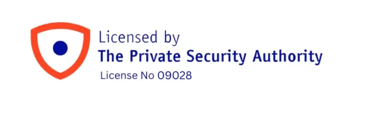Zintek licensed by The Private Security Authority with licence number 09028